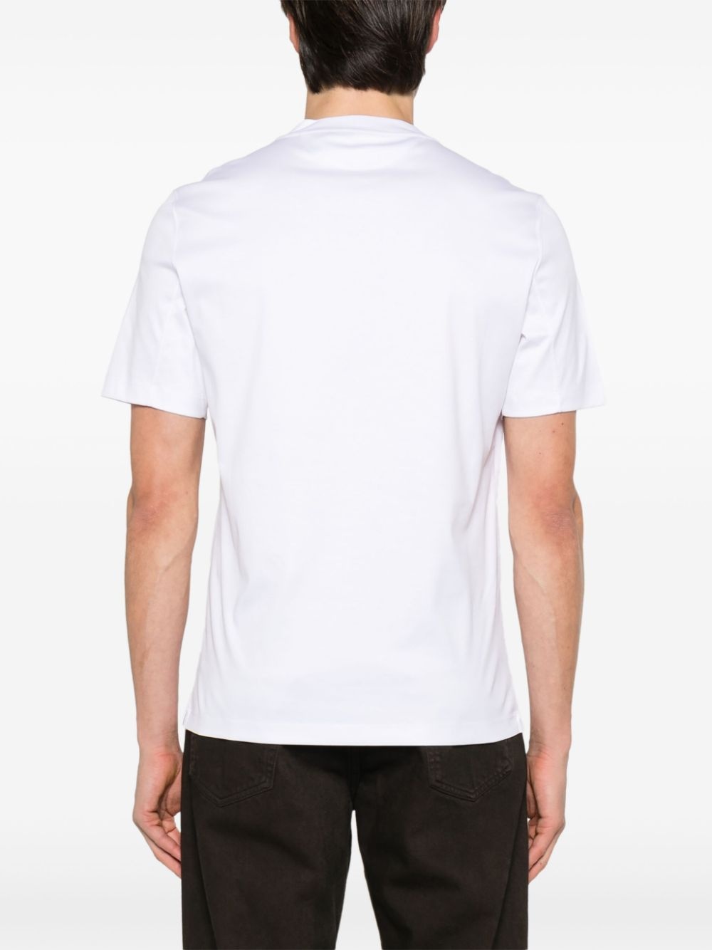 logo-embroidered T-shirt - 3