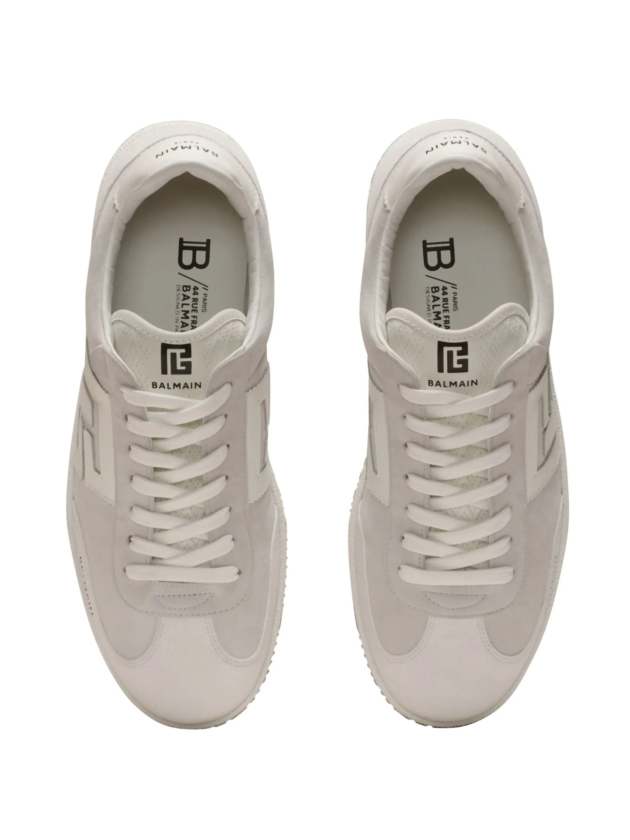 Balmain Balmain Swan Logo-print Trainers - 6