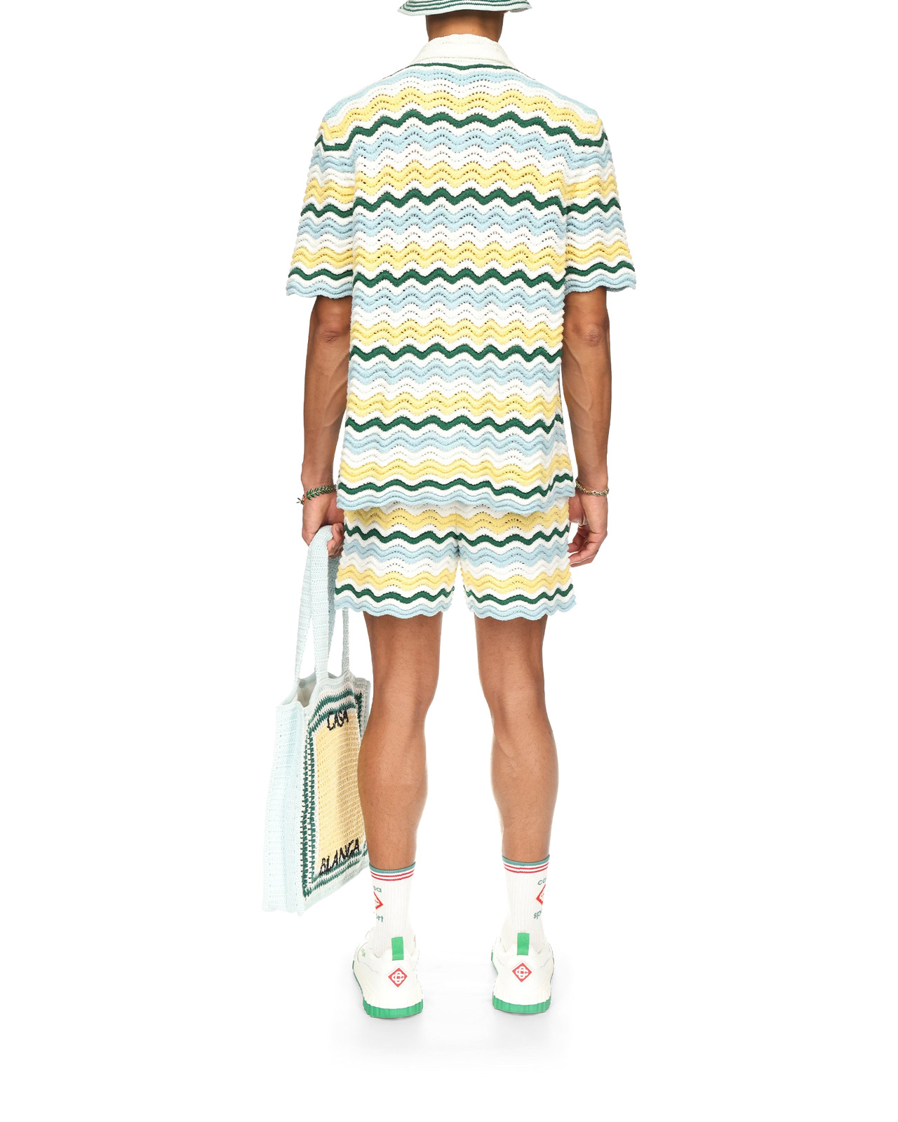 Wavy Boucle Shorts | Casablanca Paris - 4