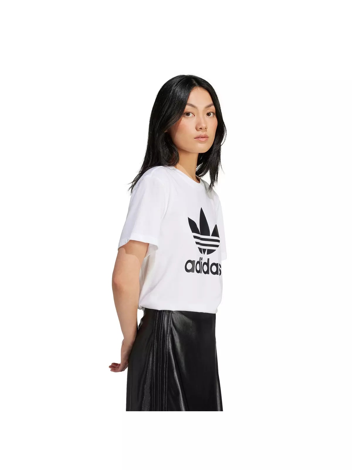 Originals Women's Adicolor Trefoil Boxy Tee -White - 5