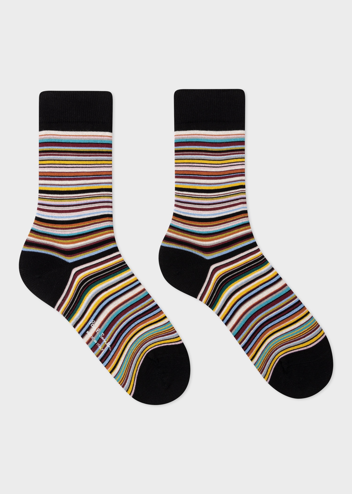 Women's Three Pack 'Signature Stripe' Socks & 'Signature Stripe' Notebook Gift Set - 5