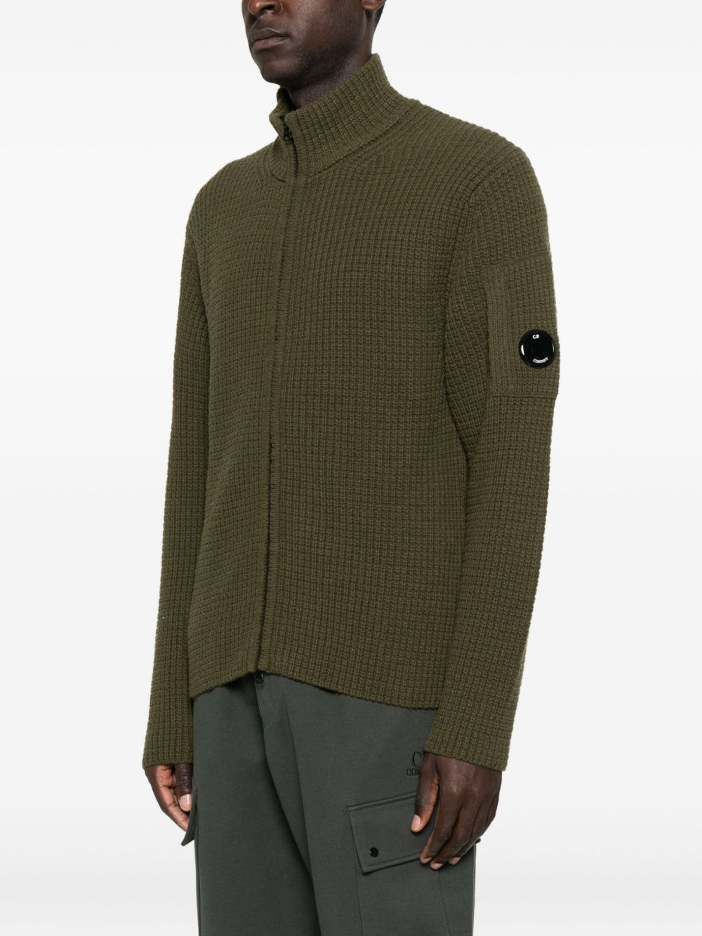 logo-detail cardigan - 3