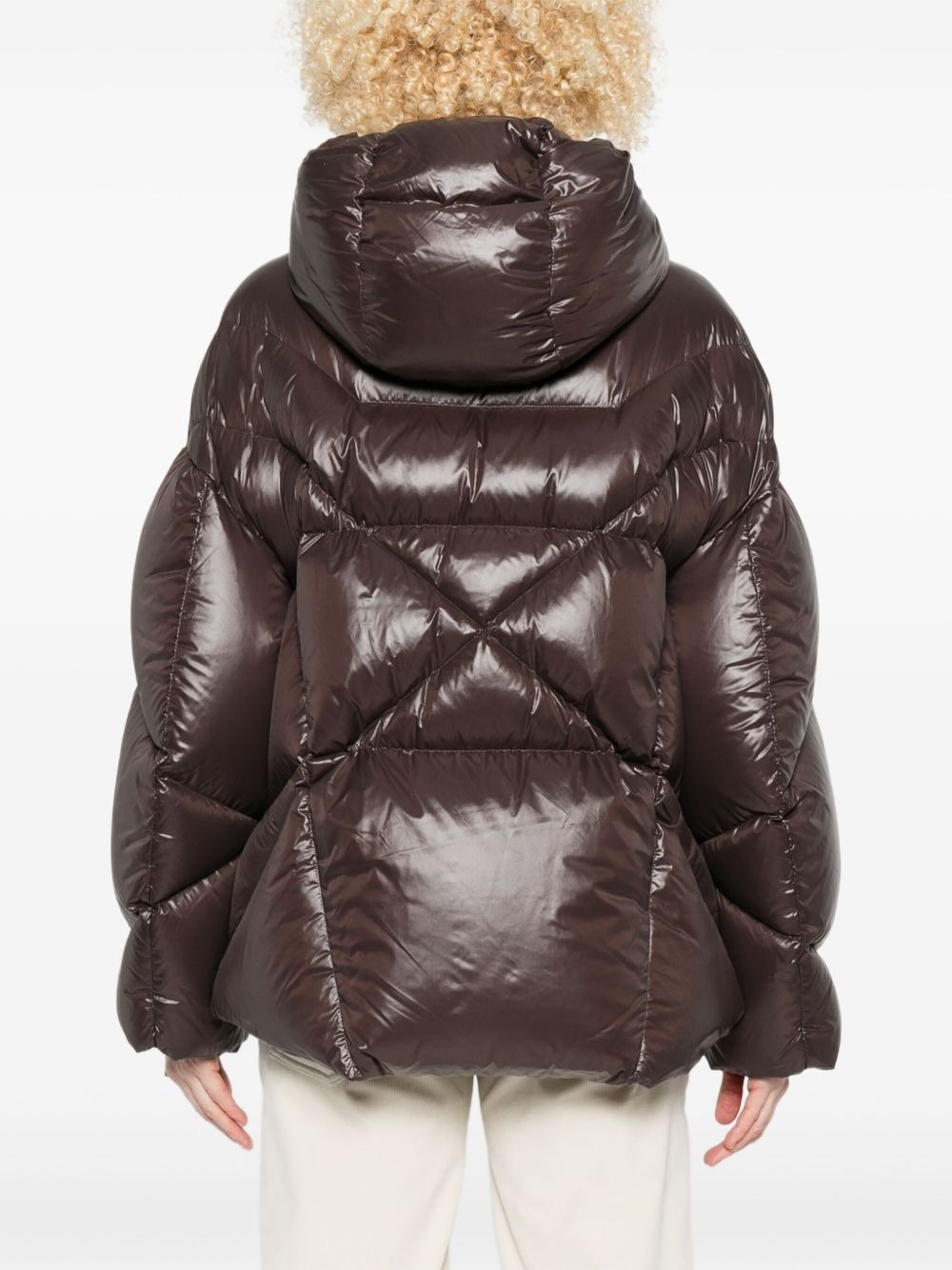 quilted hooded jacket - 4