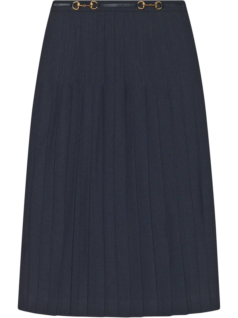 Pleated wool skirt - 1