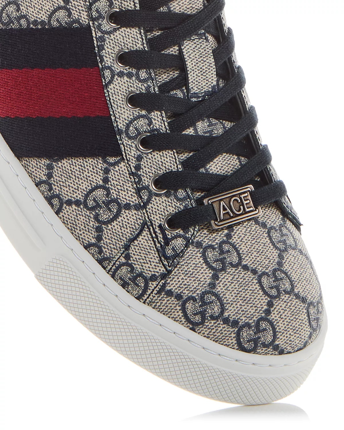 Men's Ace Canvas and Leather Sneakers - 4