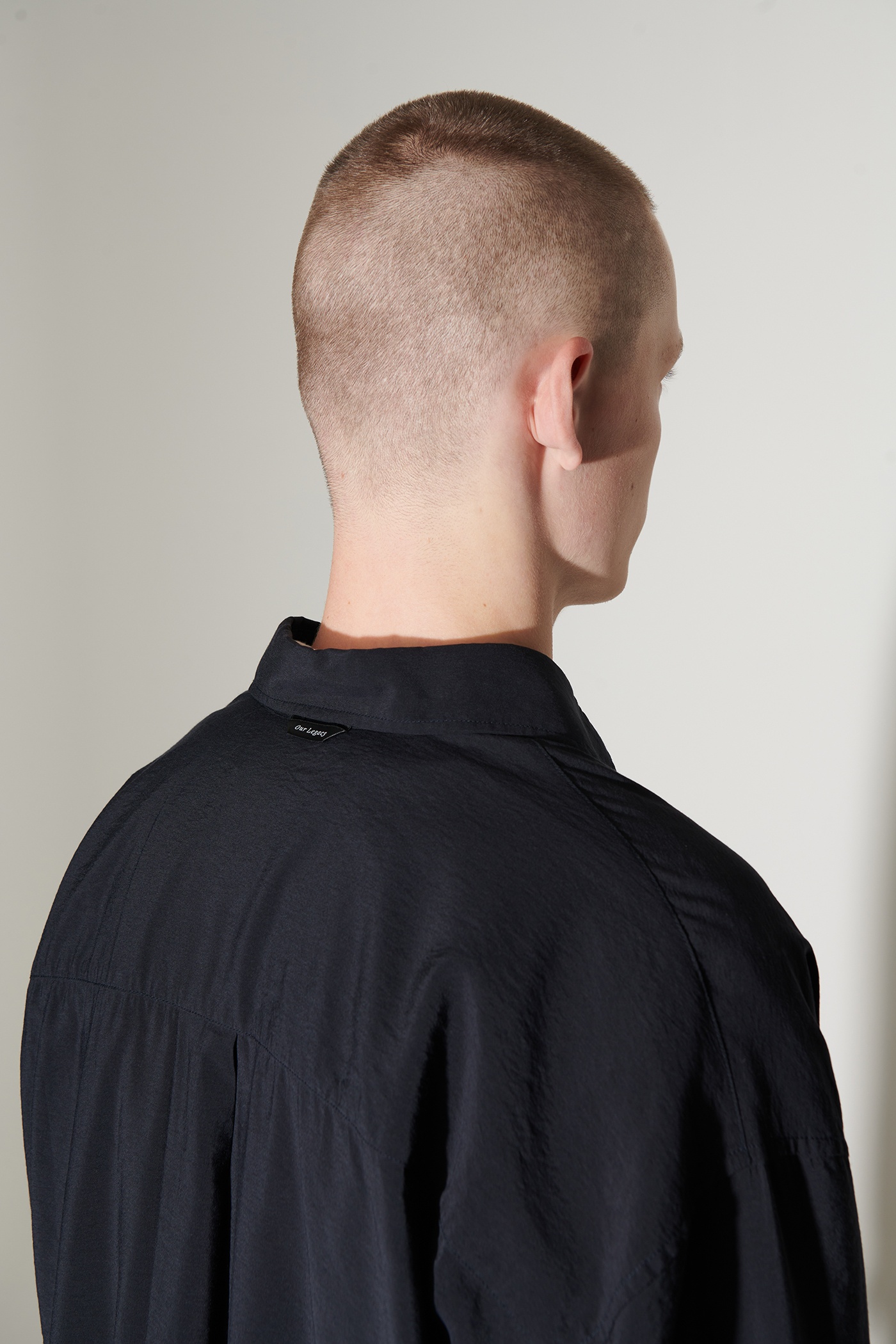 Borrowed Shirt Black Liquid Viscose - 7