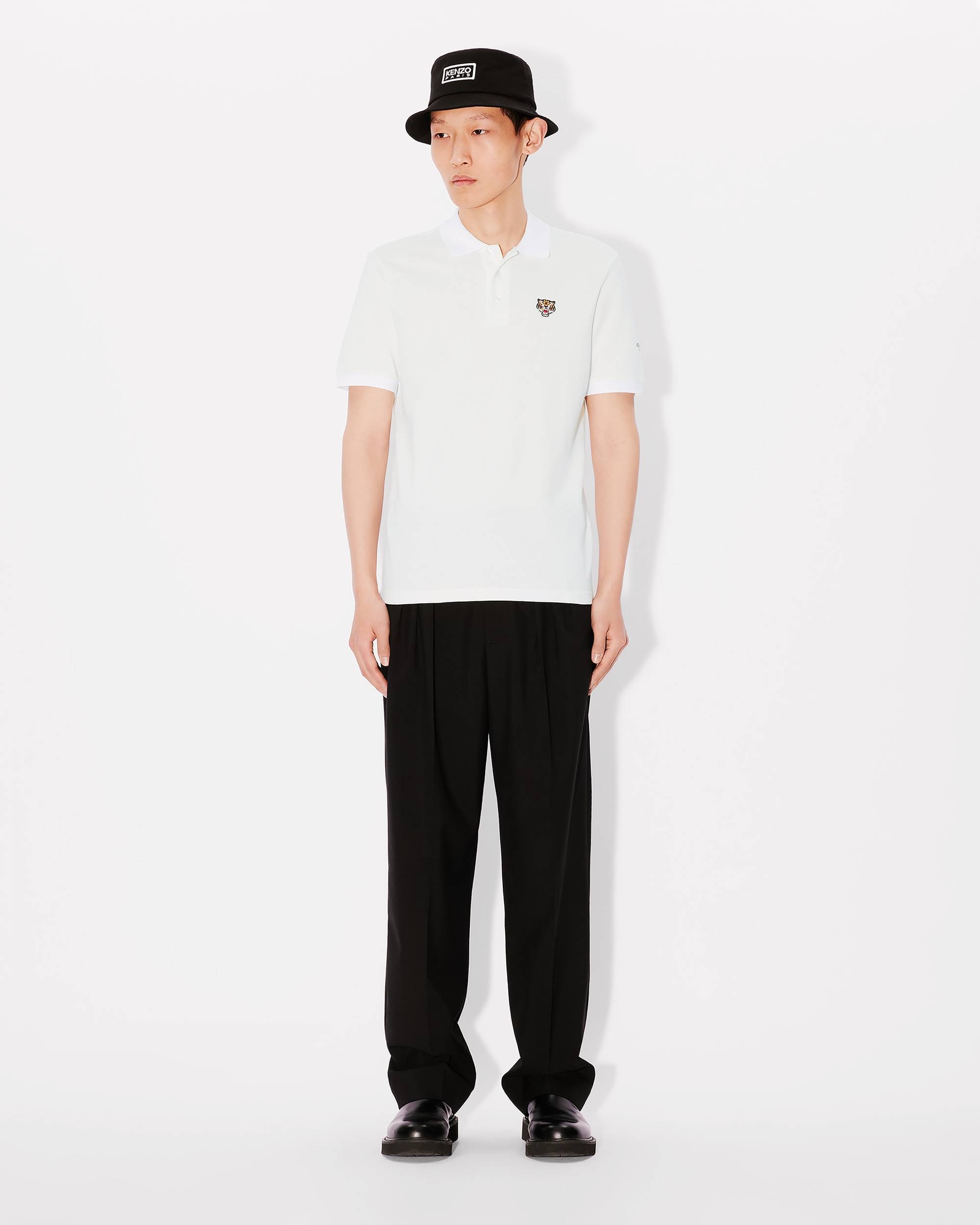 'KENZO Lucky Tiger' embroidered polo in organic cotton - 5