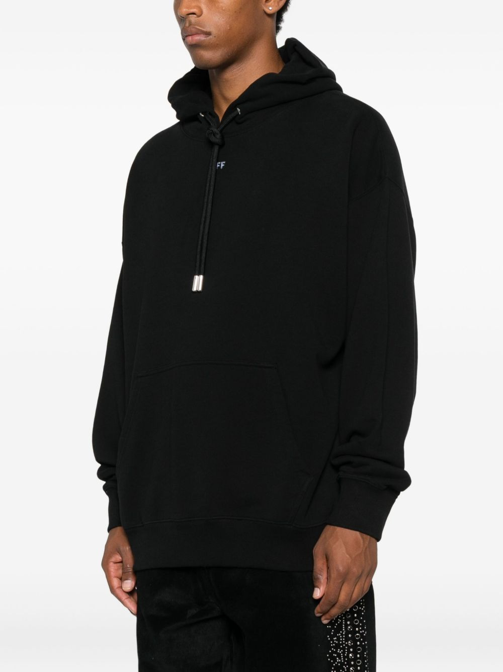 logo-motif hoodie - 4
