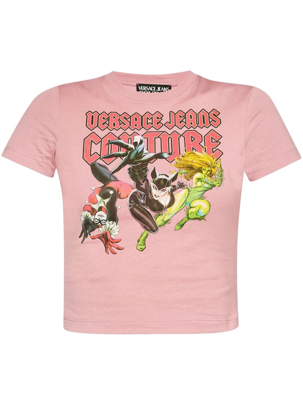 VERSACE JEANS COUTURE graphic-print cotton T-shirt farfetch