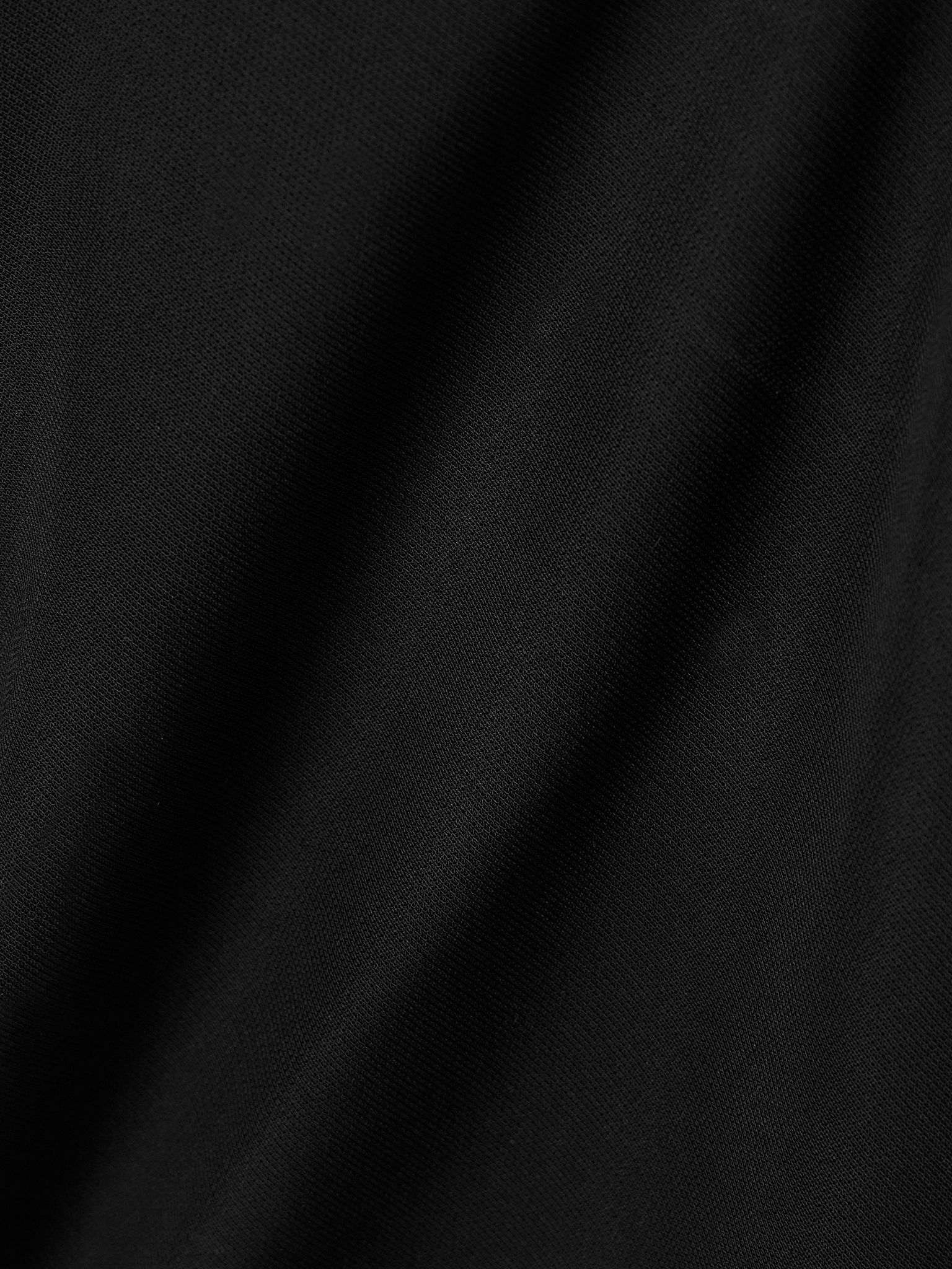 Isadra draped crepe-jersey top Black - 5