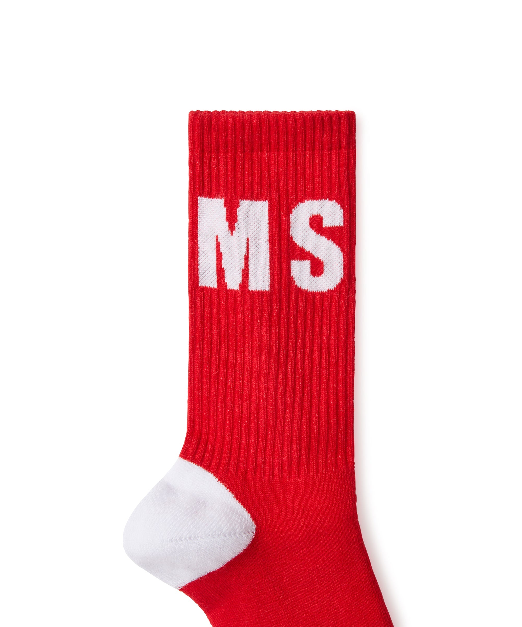 Solid color cotton socks with MSGM logo - 2
