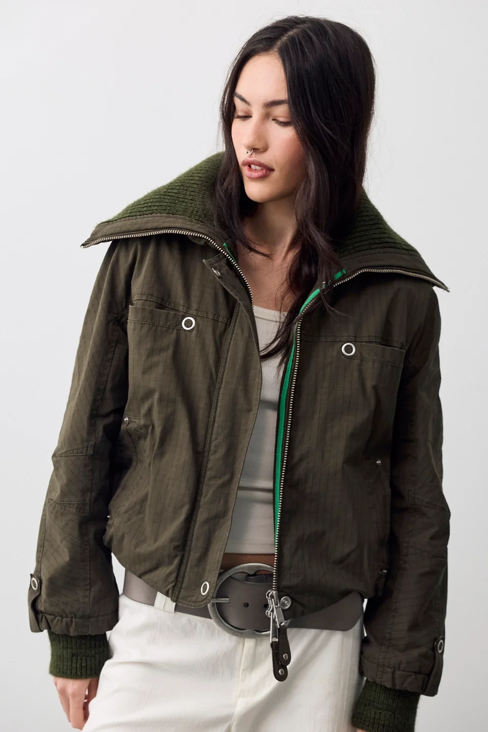 We The Free Lightning Rod Funnel-Neck Puffer - 1