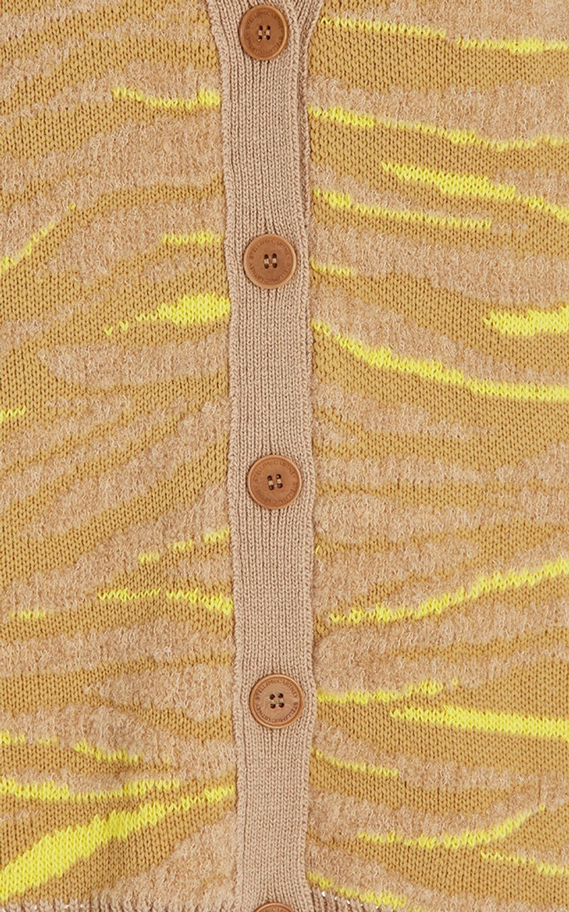 Oversized Animal-Patterned Wool-Blend Cardigan animal 5