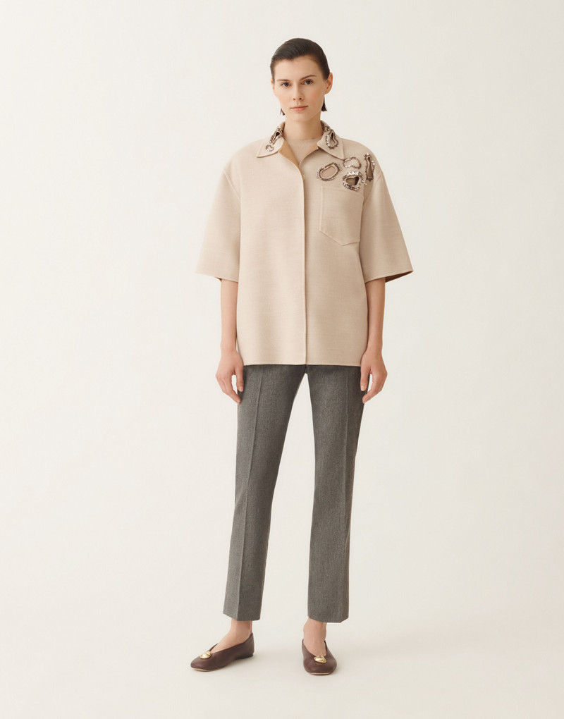 Double wool shirt jacket 3