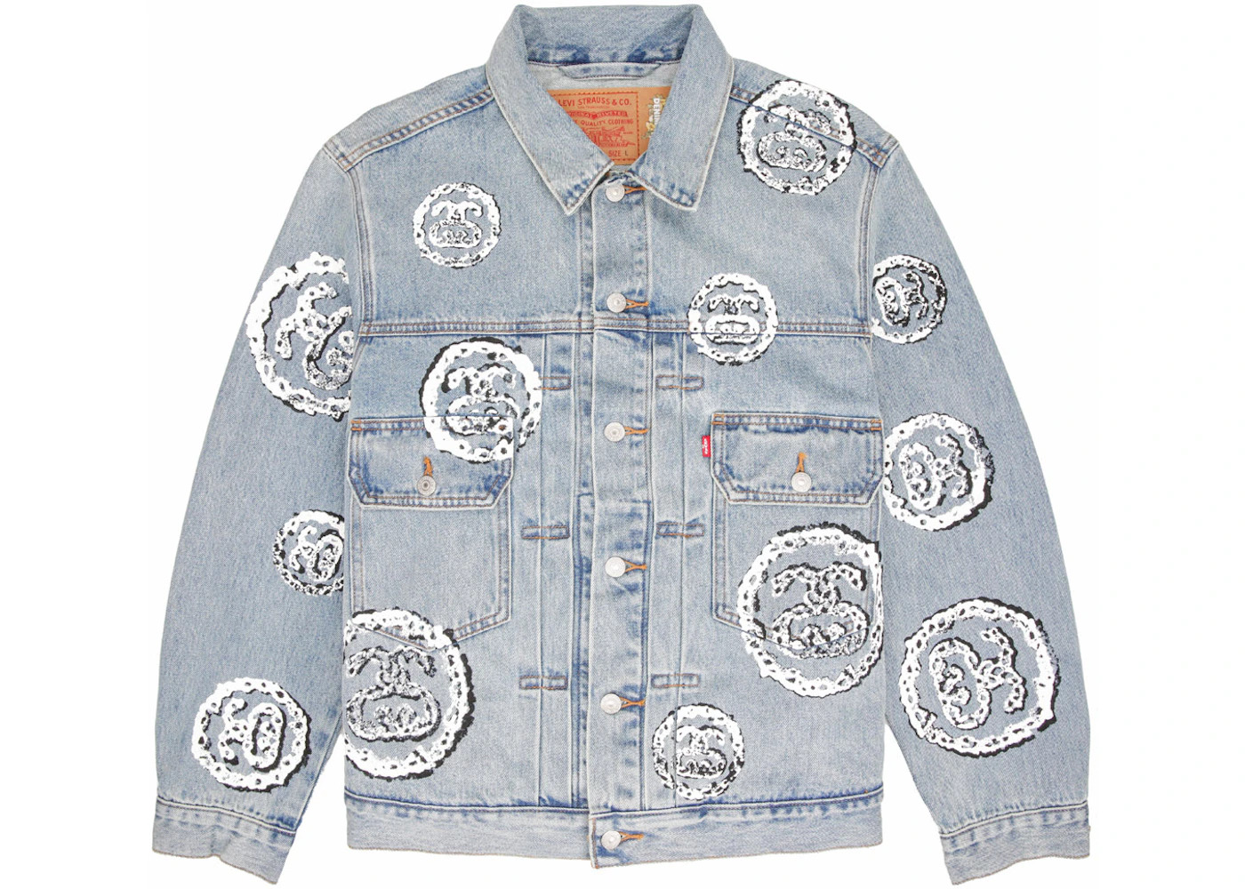 Stussy x Denim Tears Type 2 Jacket Indigo - 1
