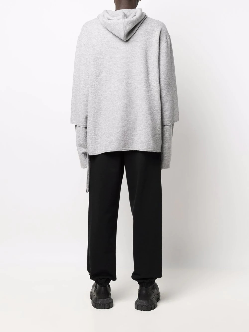 Off-White Easybreezy logo-patch hoodie | REVERSIBLE