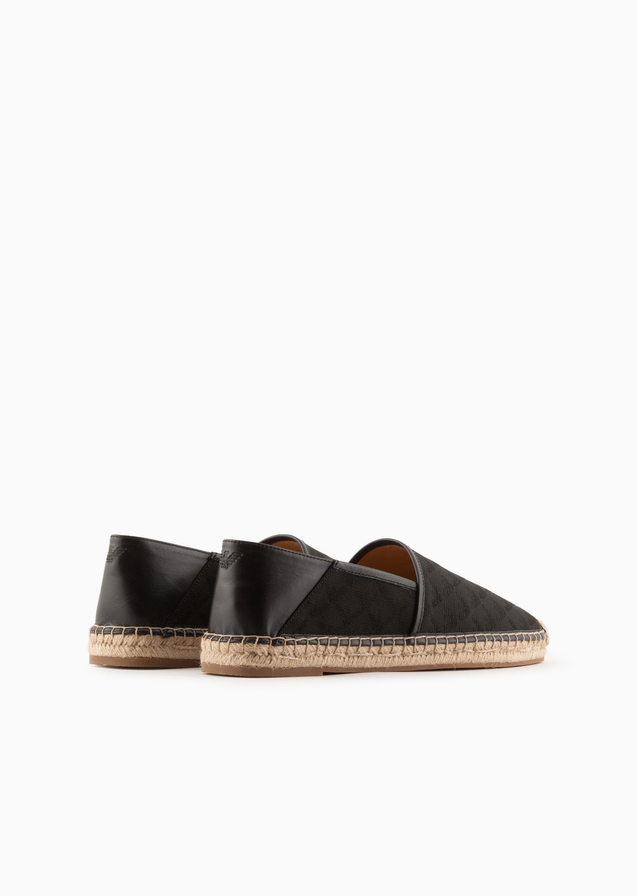 Logo-embroidered leather espadrilles - 4