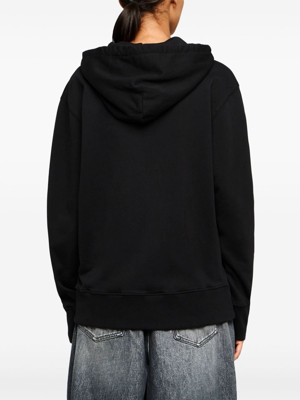 Classic logo-embroidered hoodie - 4