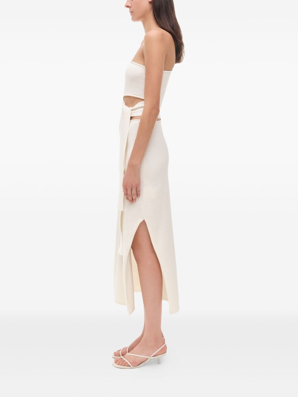 Aurelia one-shoulder cut-out midi dress - 3