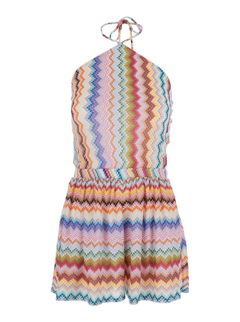 Missoni Women Multicolor Jumpsuit With All-Over Zig Zag Pattern In Lamé Viscose Woman - 1