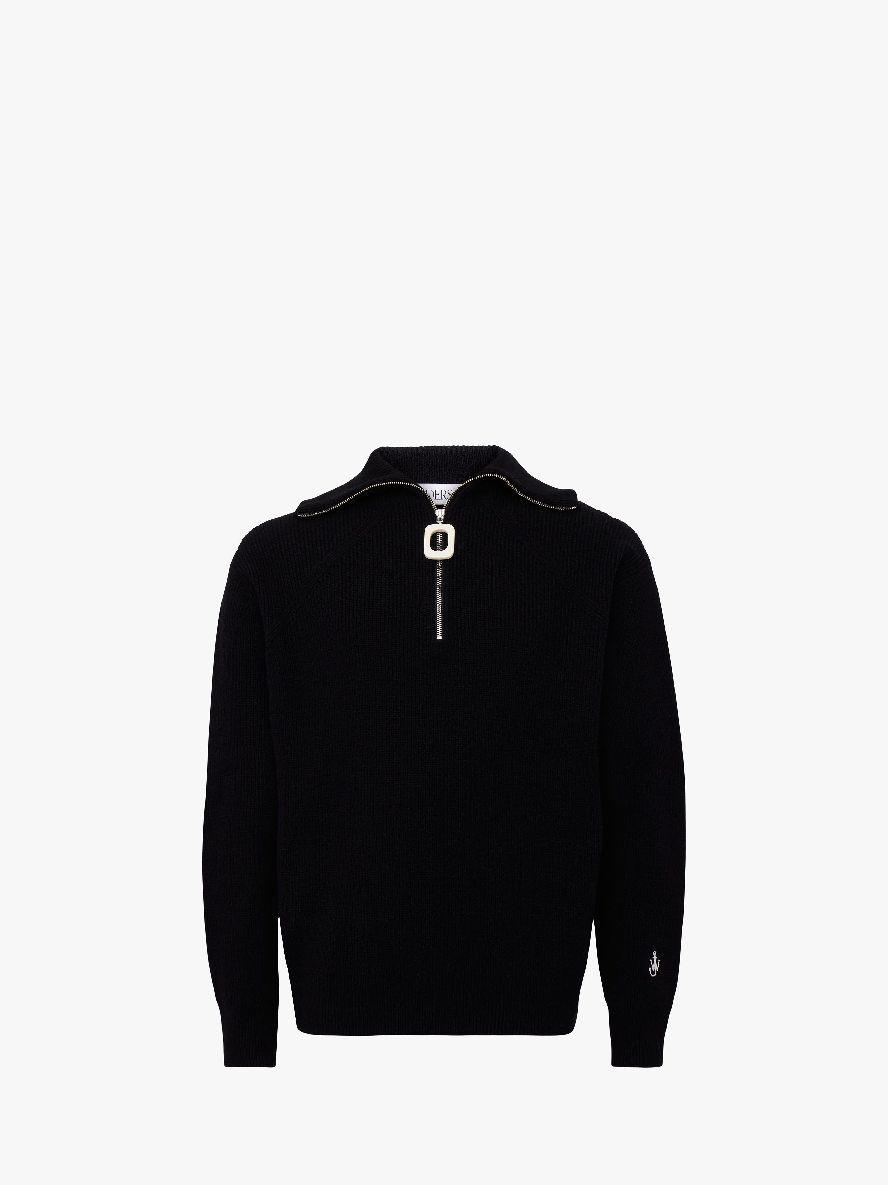 SWEATER WITH HALF ZIP - 1