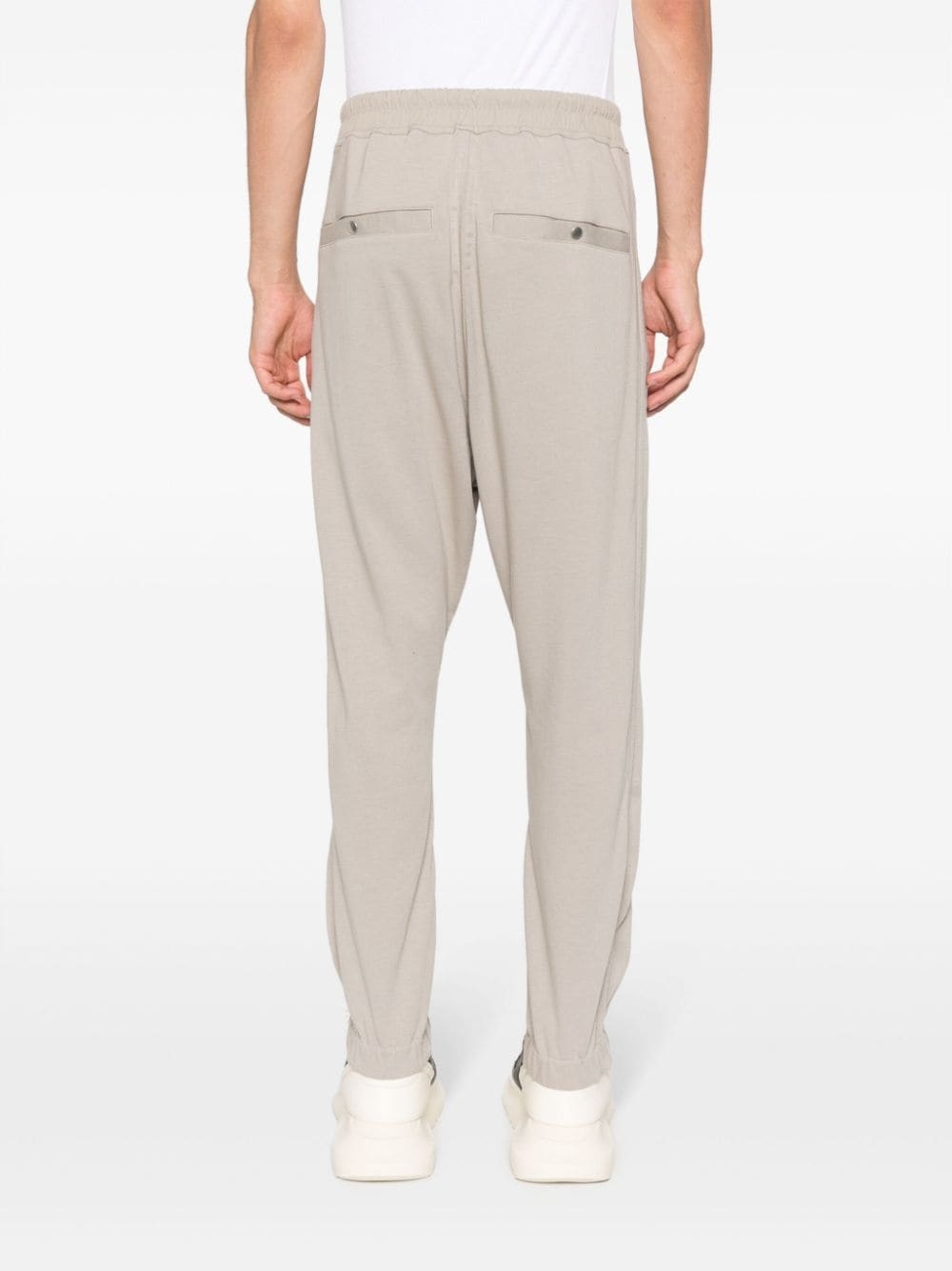 zipped drop-crotch track pants - 4