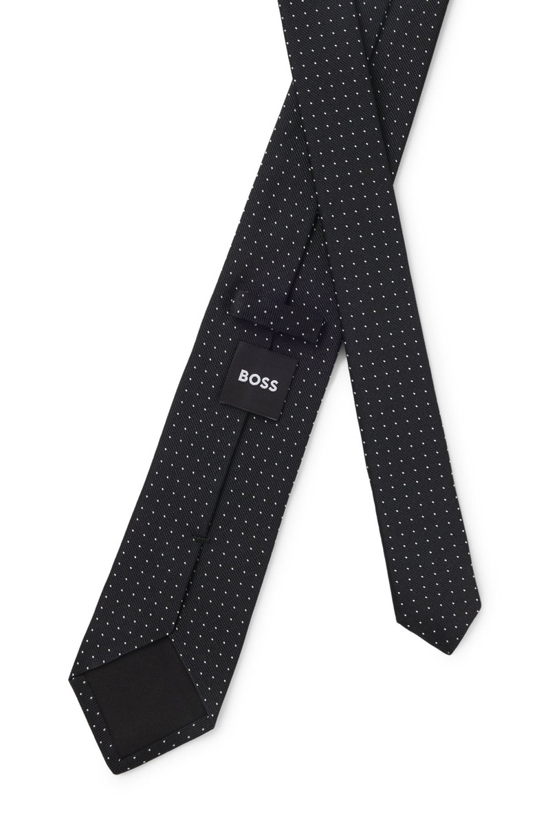 JACQUARD-DOT TIE IN A SILK BLEND 5