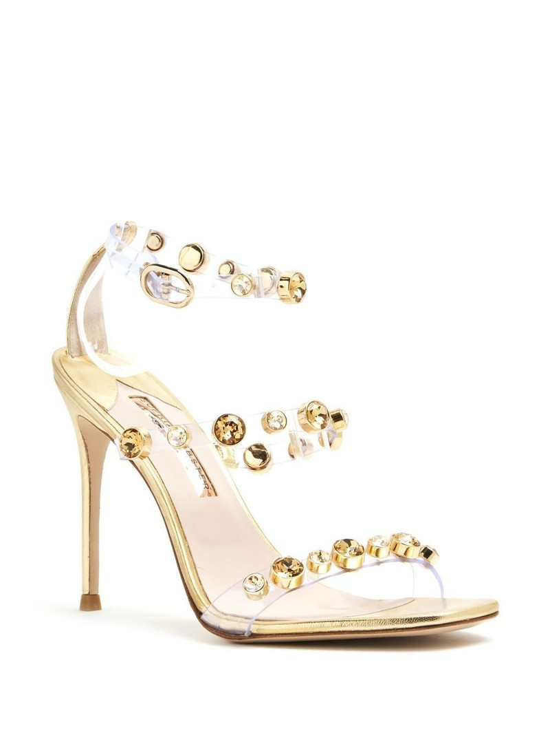SOPHIA WEBSTER Rosalind 100mm gem-embellished sandals outlook