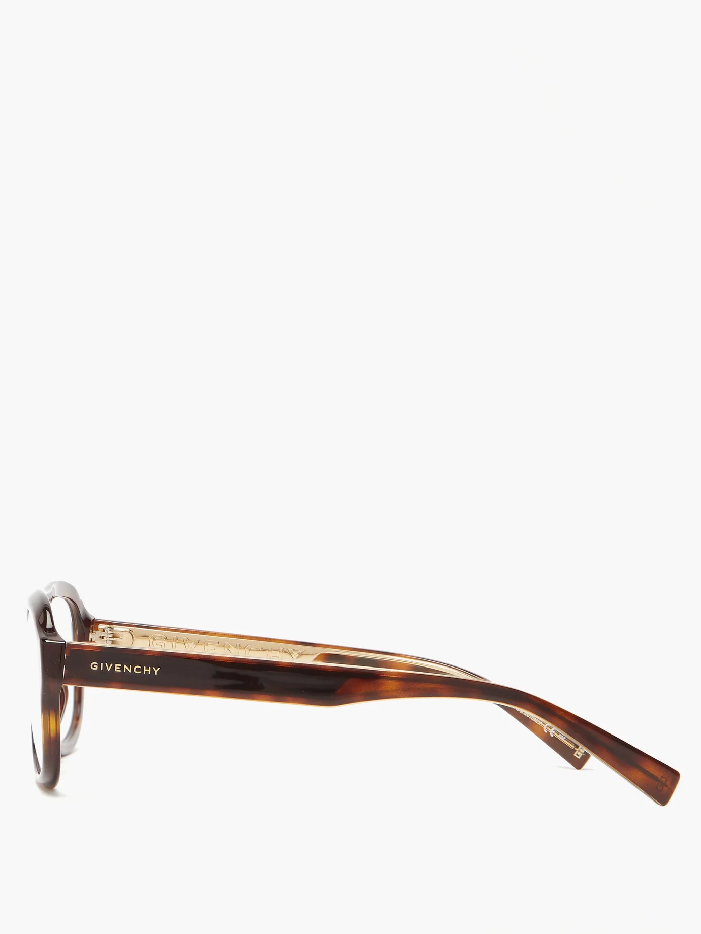 Aviator tortoiseshell-acetate glasses - 3