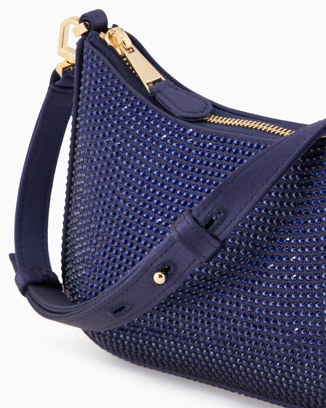 SATIN AND RHINESTONE LA PRIMA MINI HANDBAG - 5