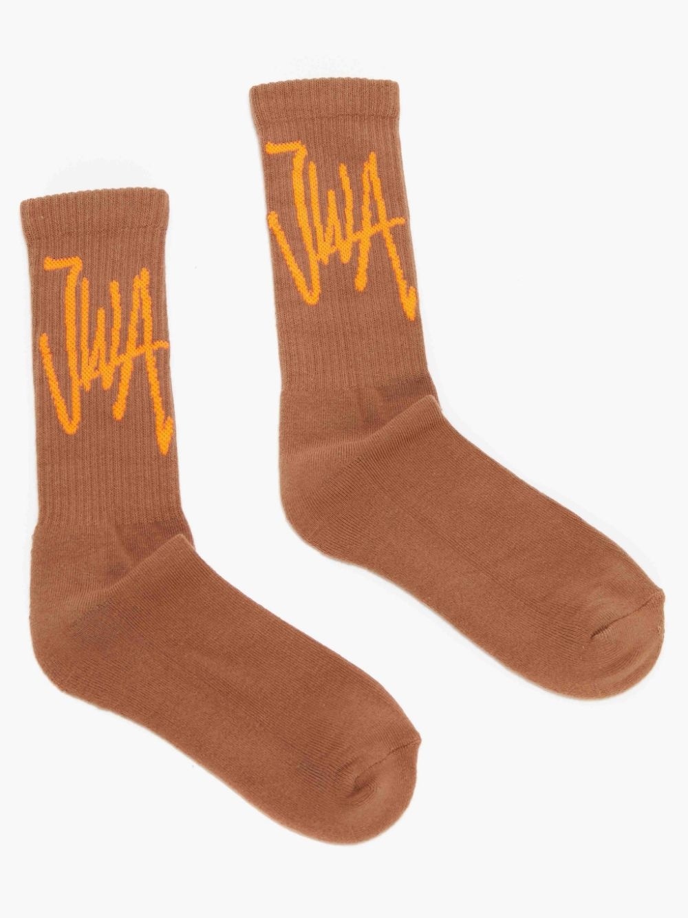 HAND WRITTEN JWA LOGO SHORT ANKLE SOCKS - 1
