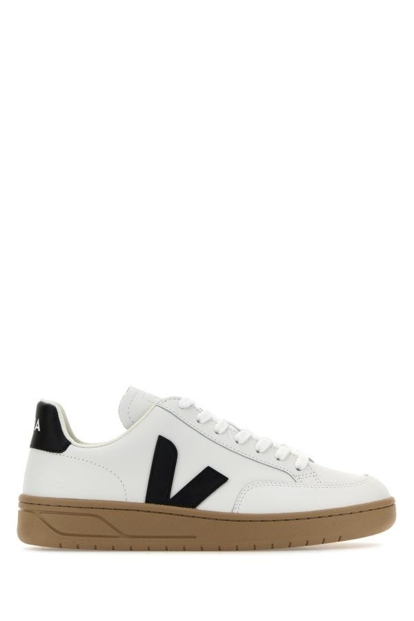 White leather V-12 sneakers - 1