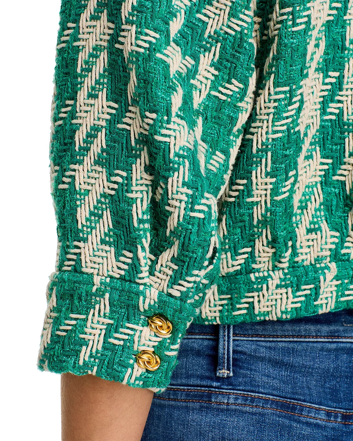 Jia Cropped Three Quarter Sleeve Jacket - 5