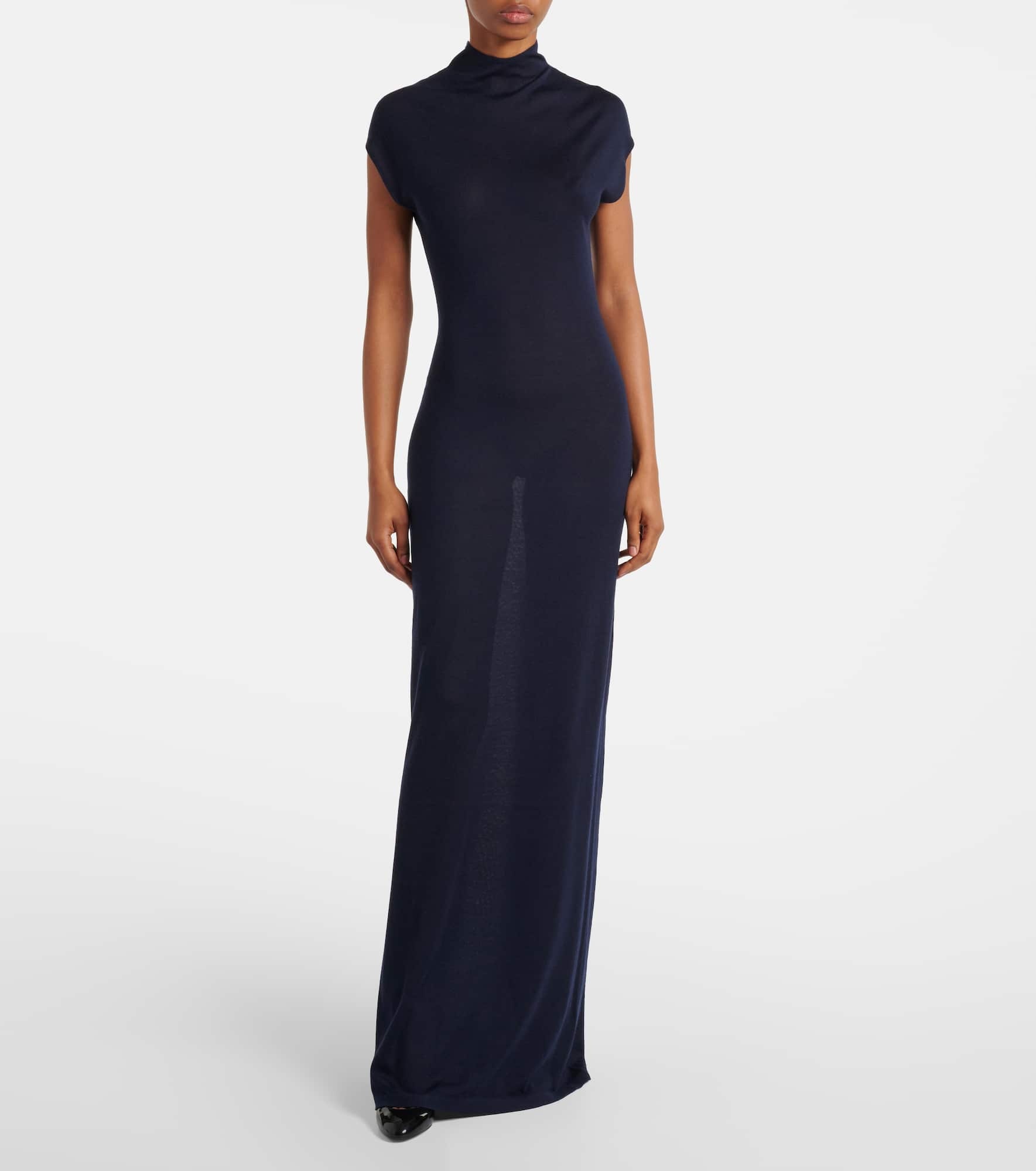 Cashmere maxi dress - 2