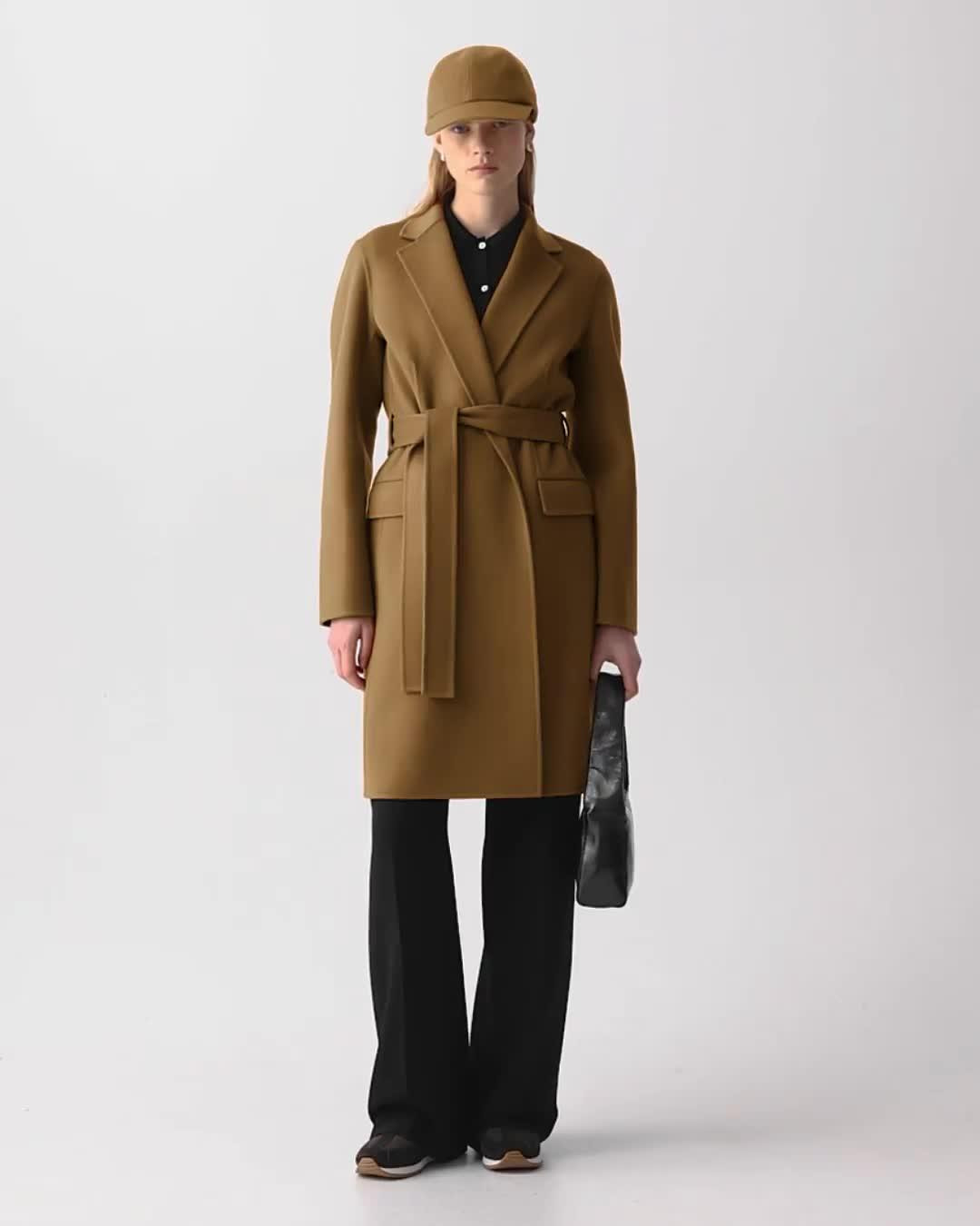 Belted Coat in Double-Face Wool-Cashmere - 6