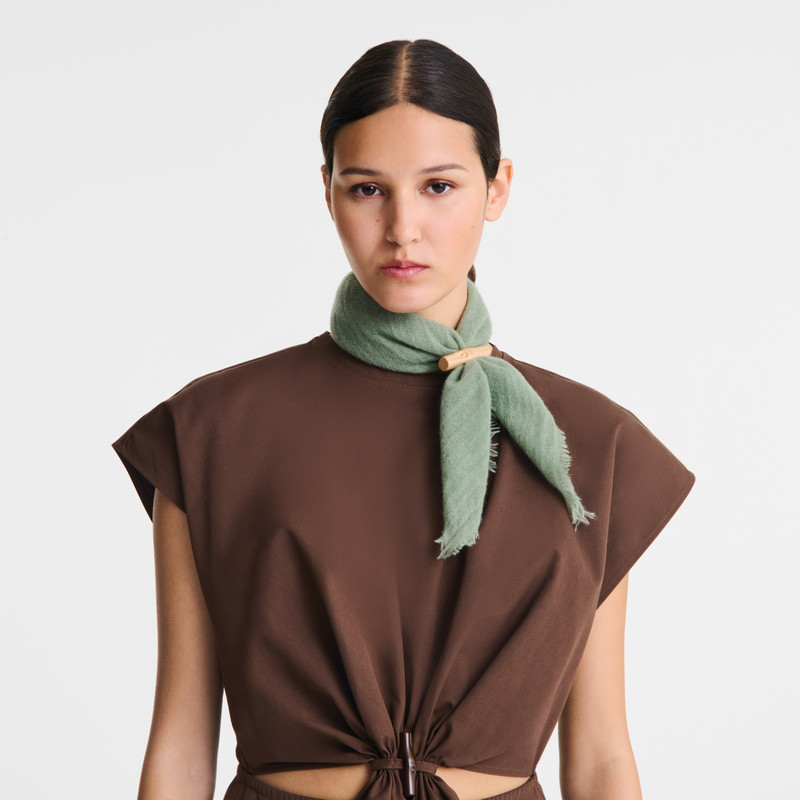 Longchamp L'Hiver en douceur Stole Oregano - OTHER outlook