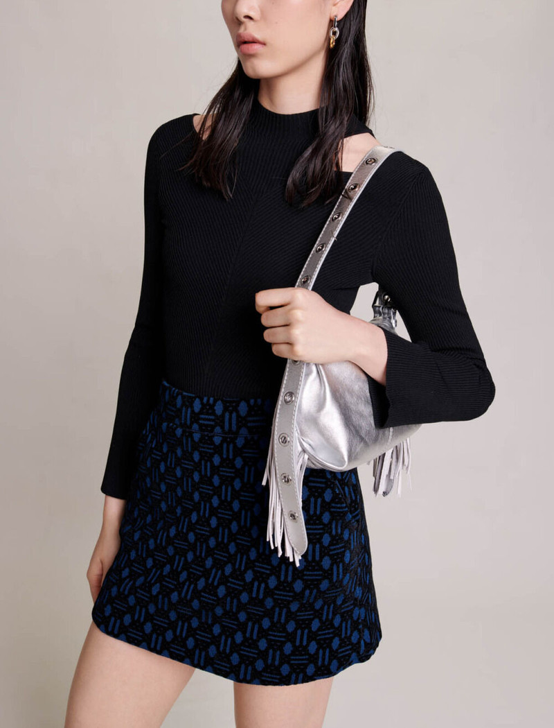 Velvet jacquard skort 5
