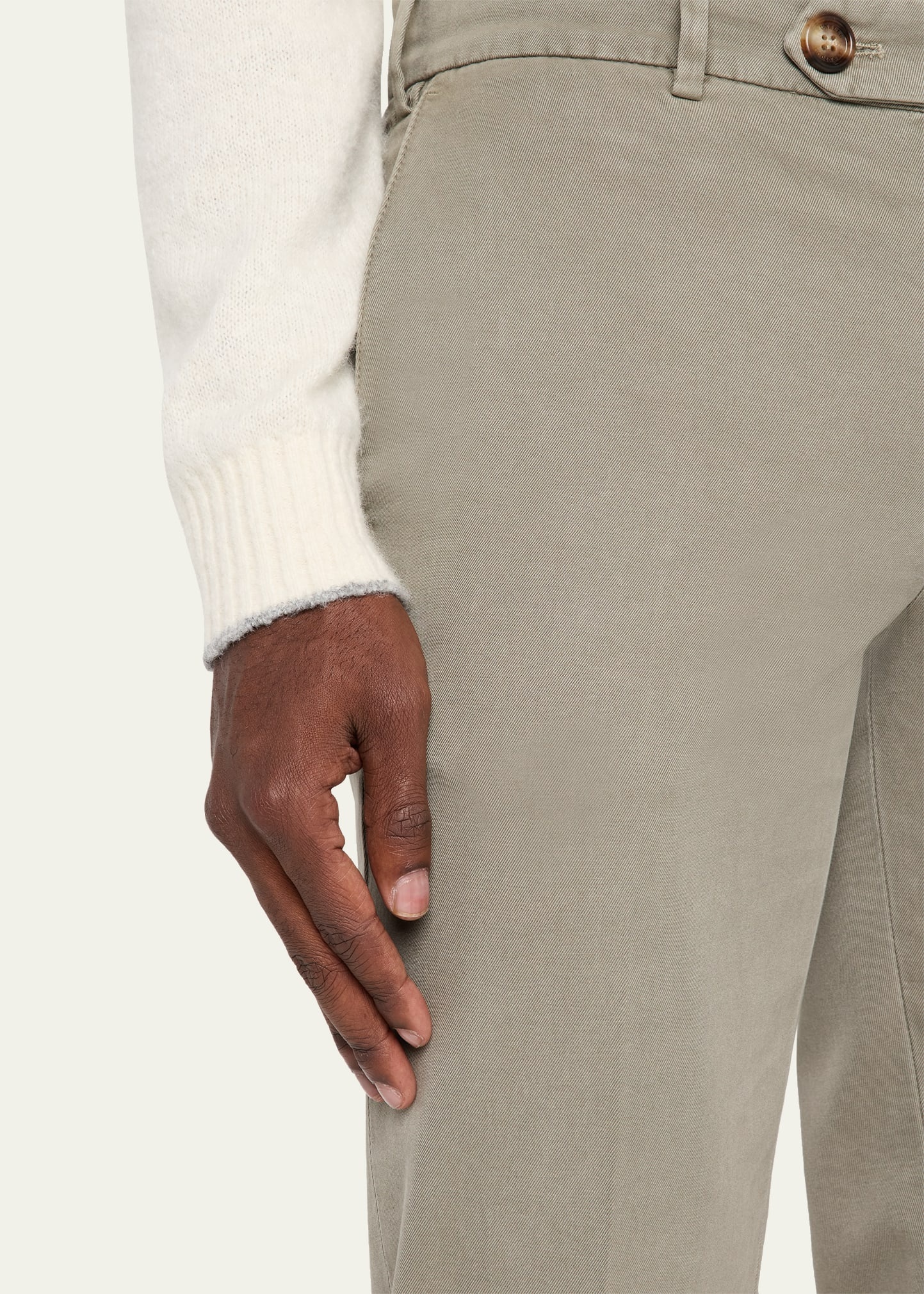 Men's Modern Fit Flat-Front Pants - 5
