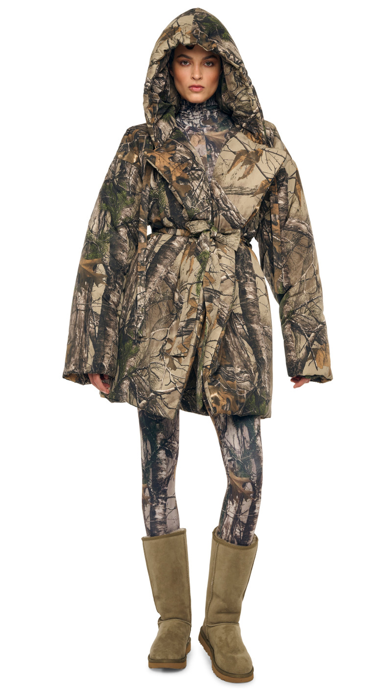HOODED SLEEPING BAG COAT TO KNEE 4