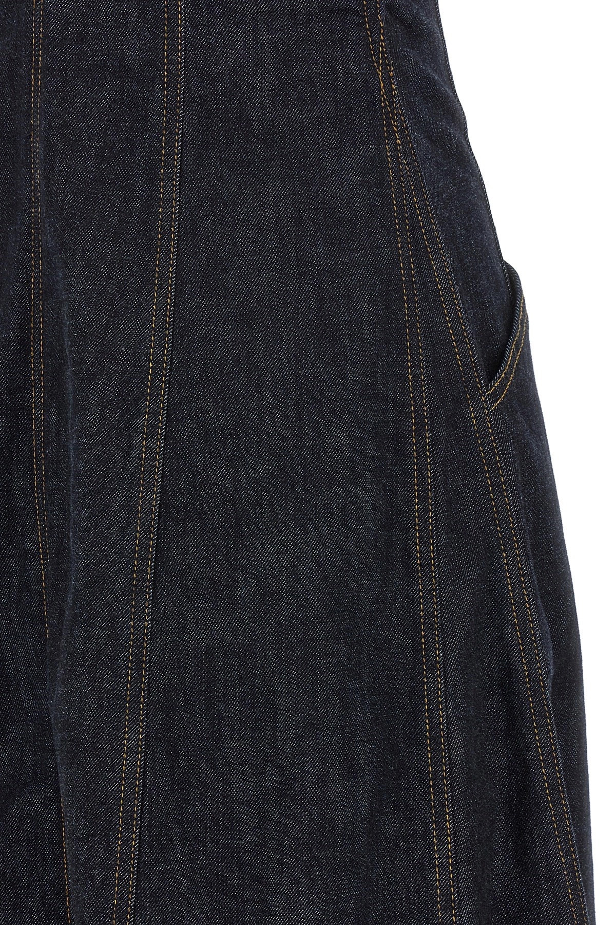 'Indigo Denim Midi' dress - 4