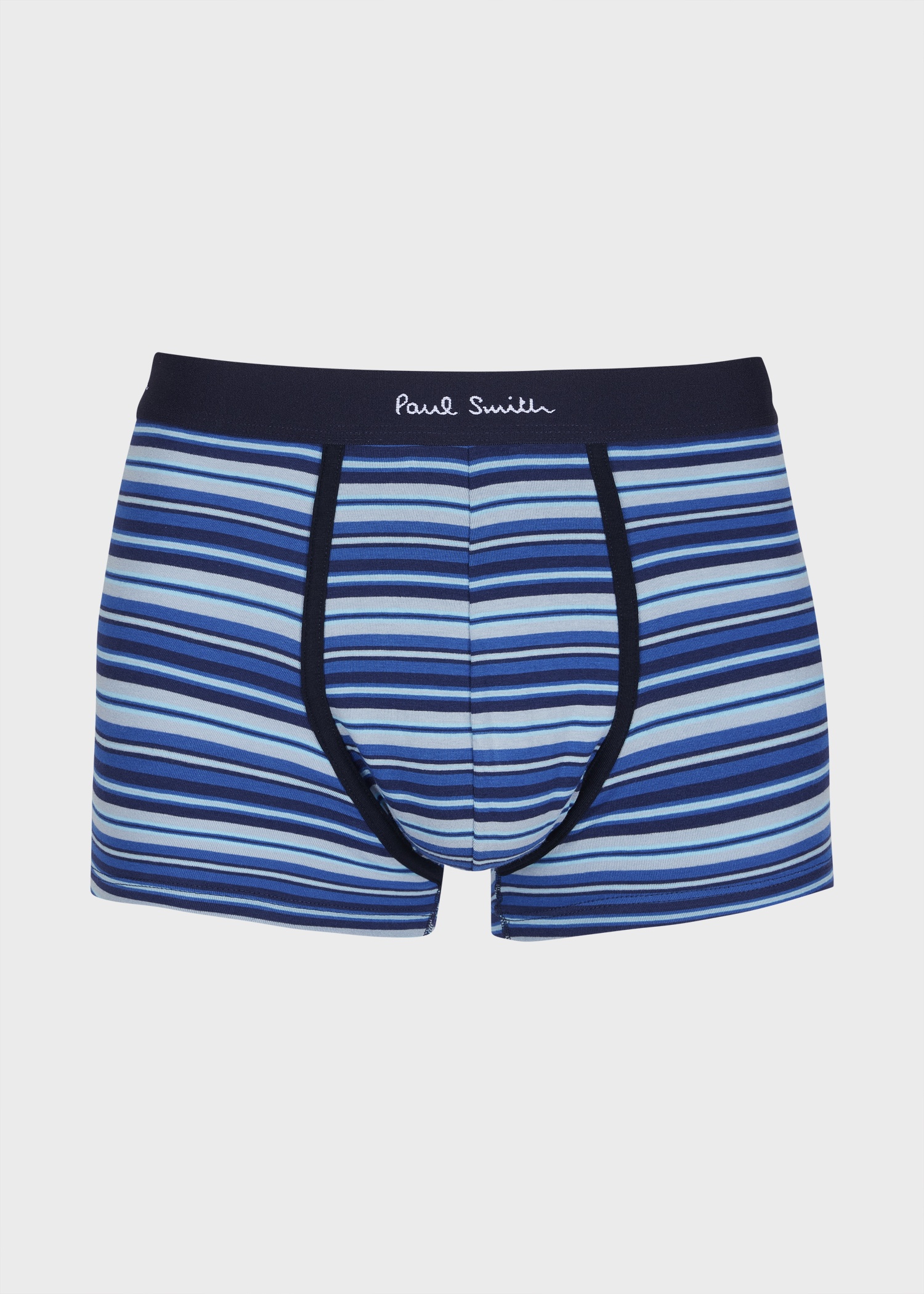 Blue 'Signature Stripe' Three Pack Boxer Briefs - 2