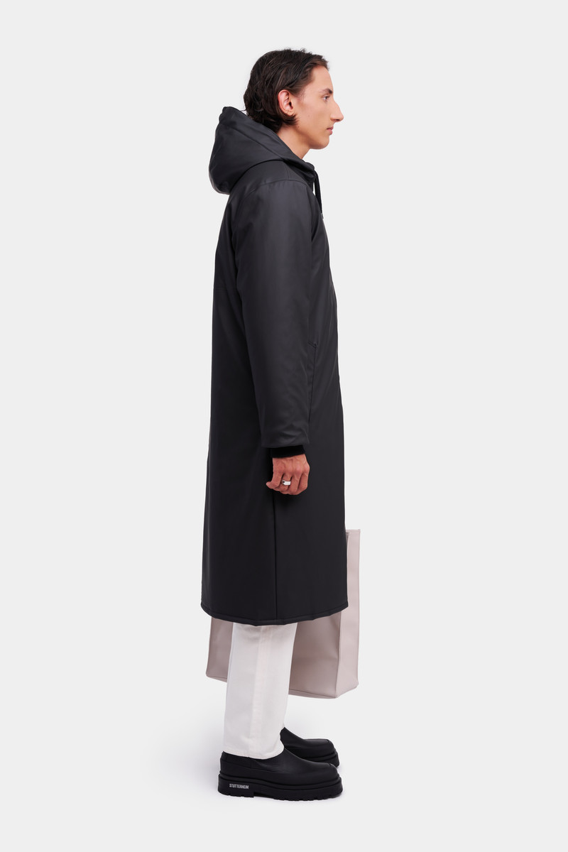 Stockholm Long Winter Jacket Black 3