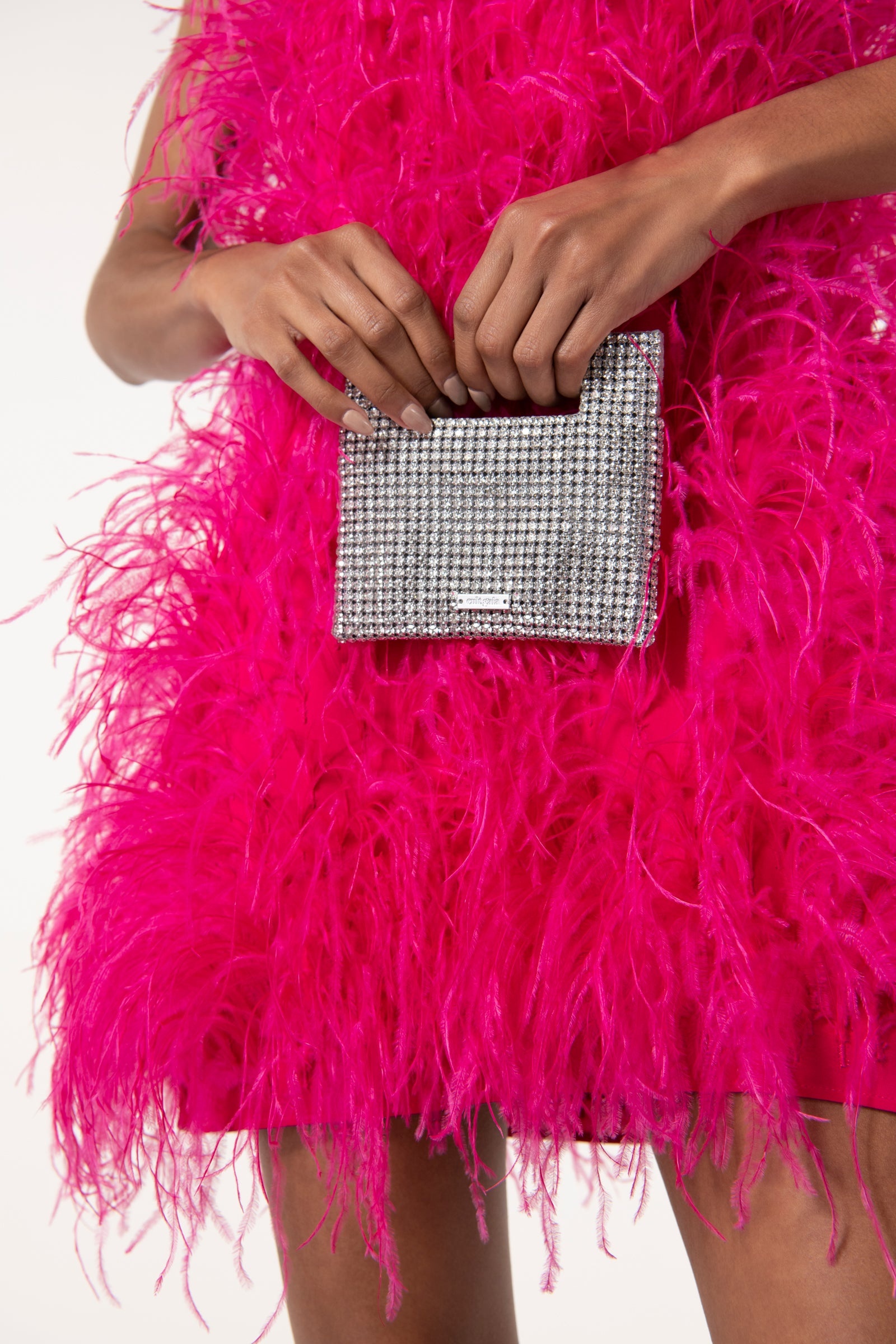 LUCINDA NANO RHINESTONE CLUTCH - 3