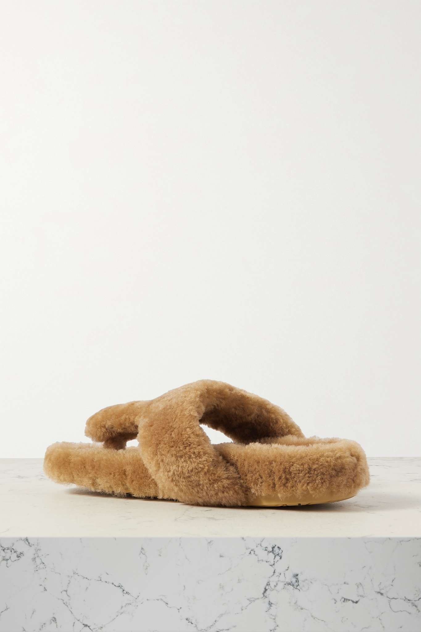 Shearling sandals - 3