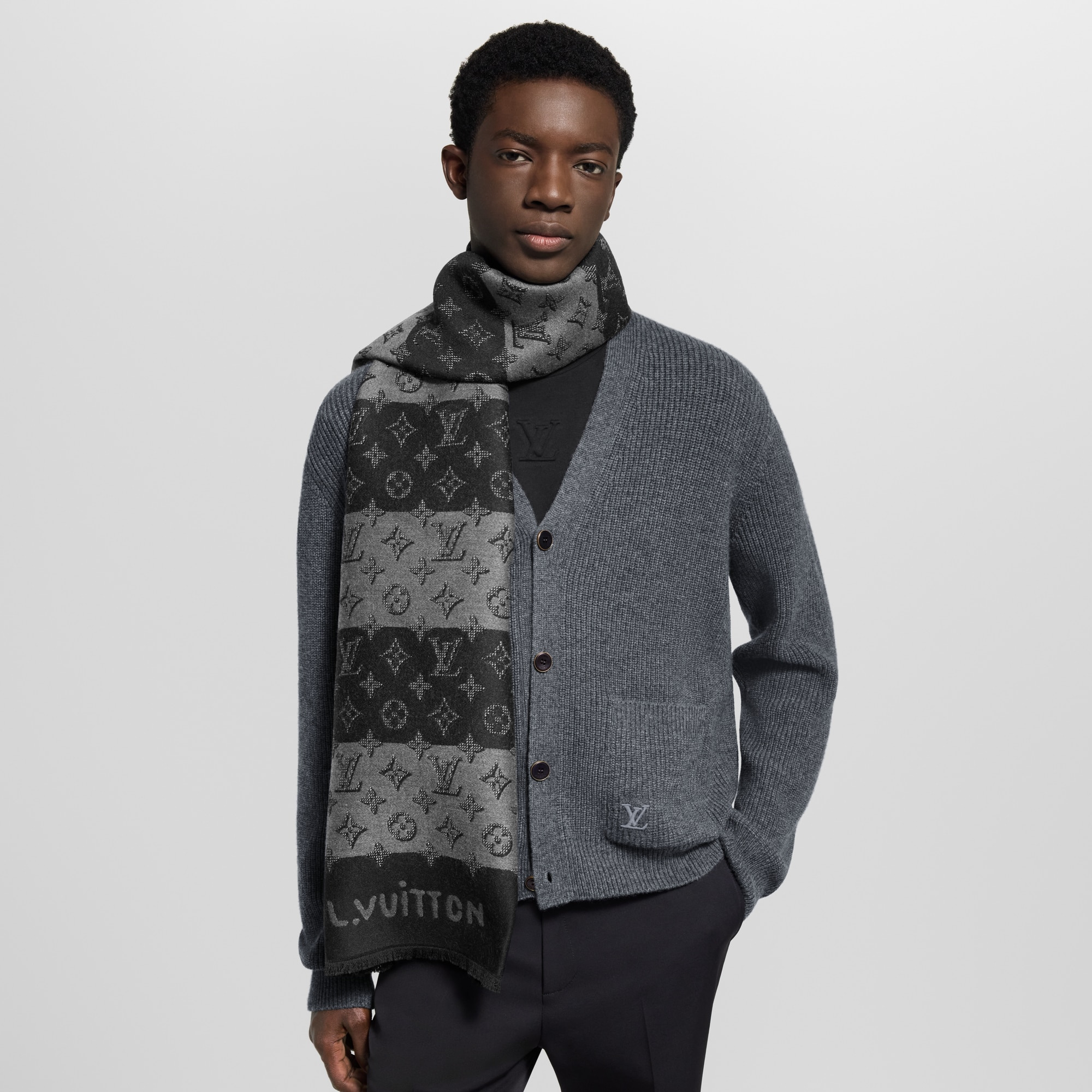 Monogram Heritage Scarf - 4