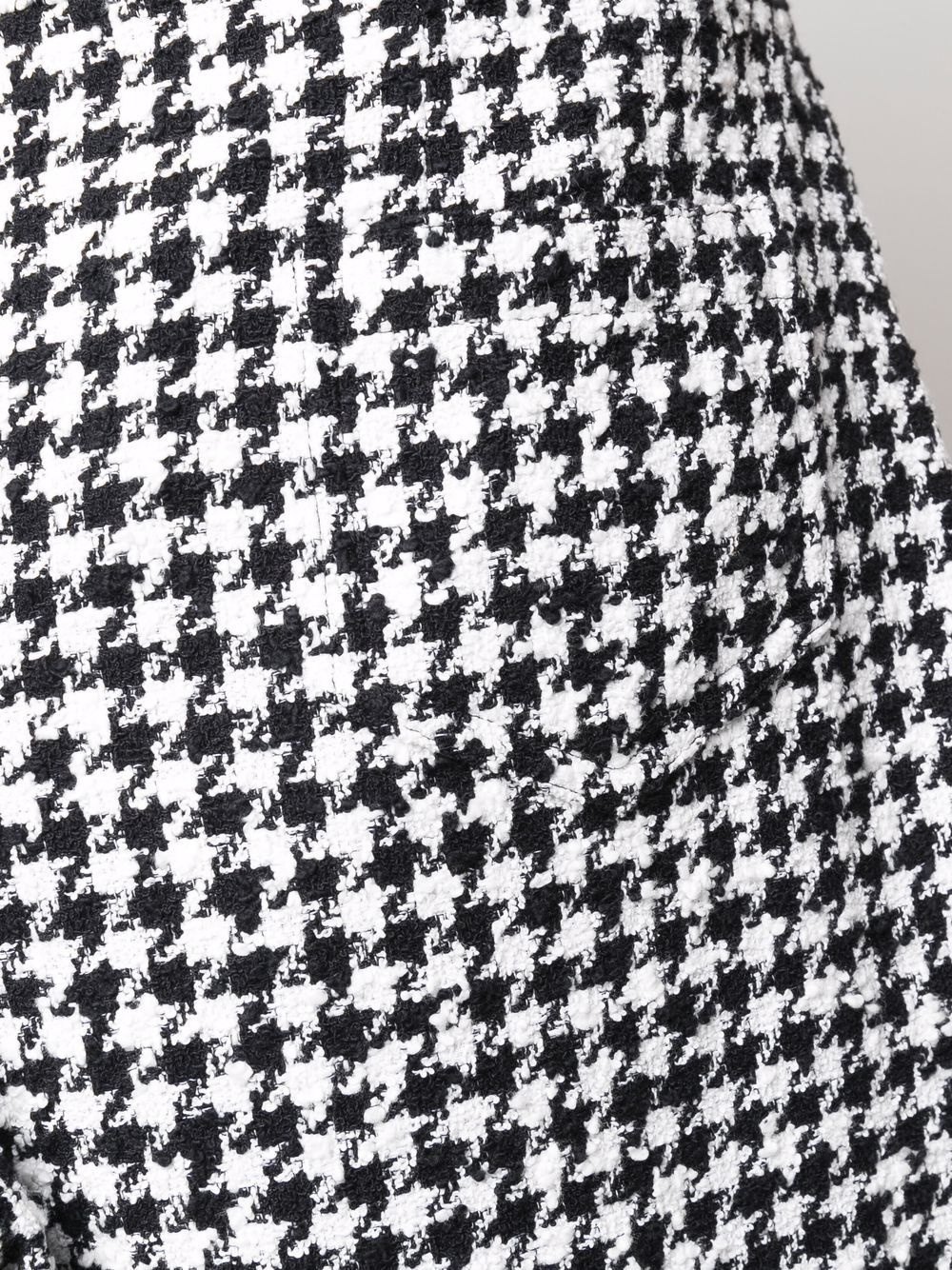 houndstooth-pattern cropped trousers - 5