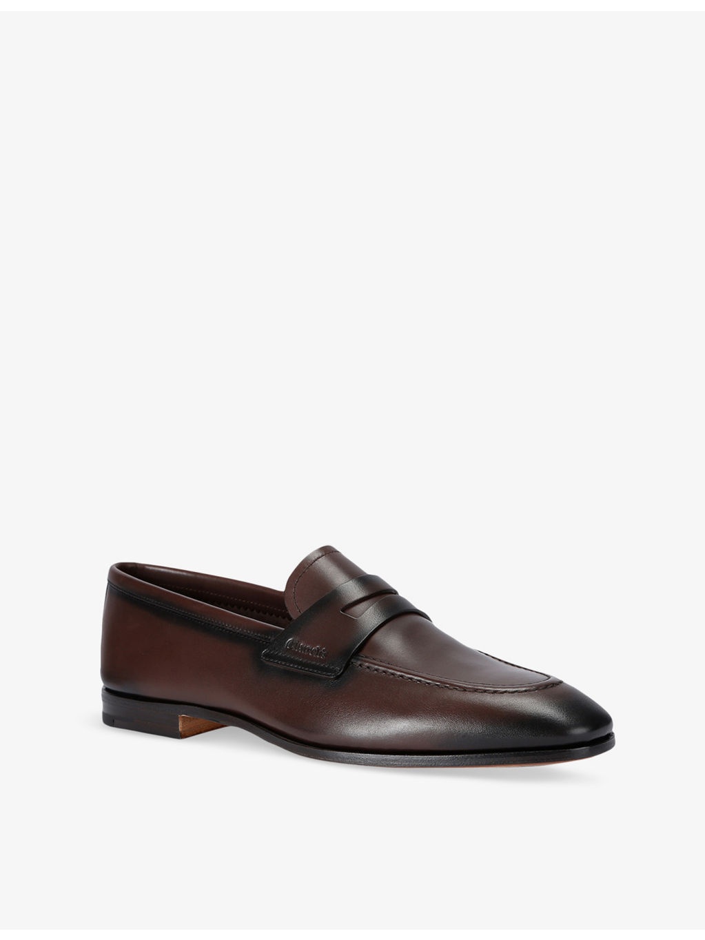 Maesteg Almond-Toe Leather Penny Loafers - 3