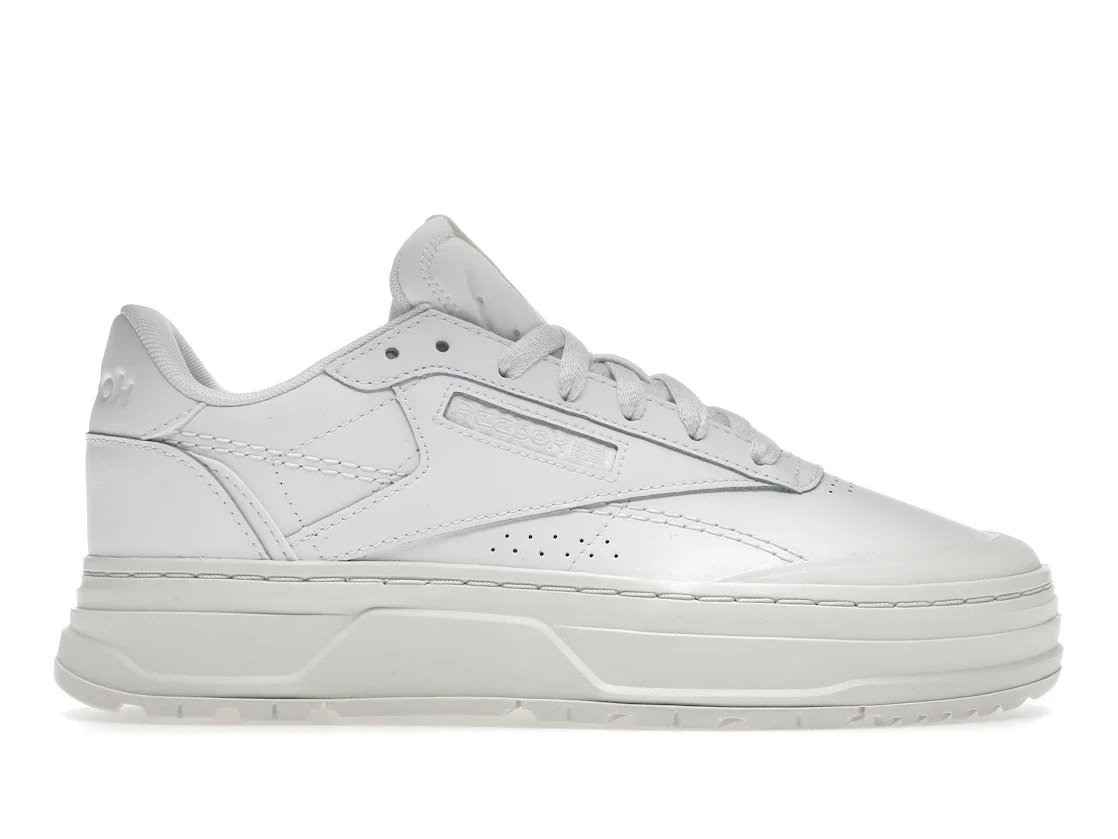 Reebok Club C Double Geo Triple White (Women's) - 1