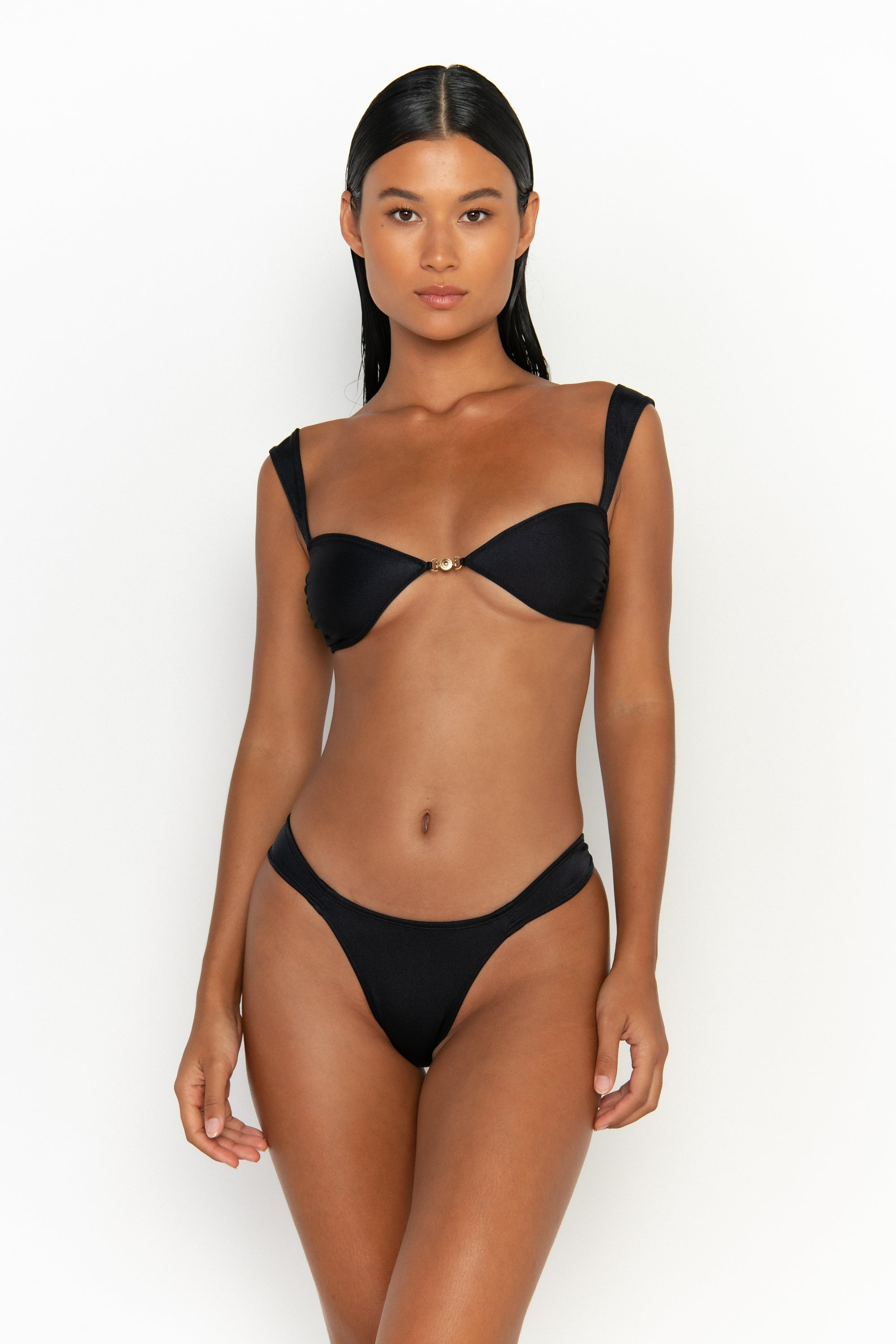 ZITA Nero - Cheeky Bikini Bottoms - 2