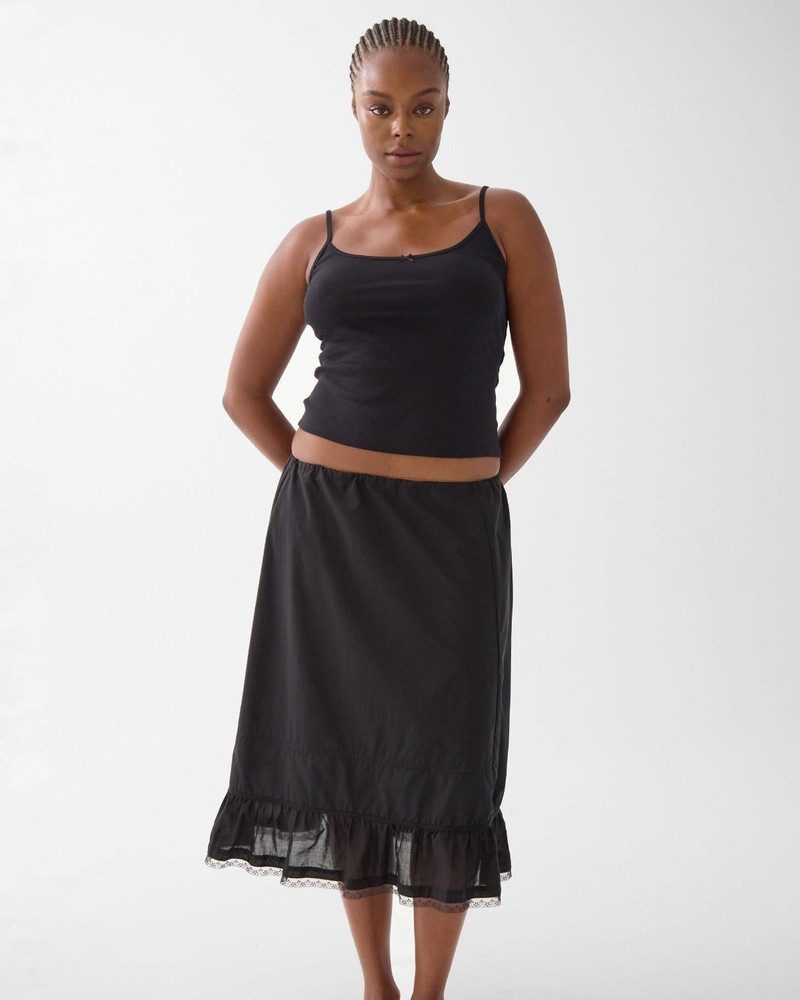 The Petticoat: Cotton Voile Black 5
